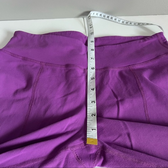 Prana Purple Cropped Yoga Leggings Size Medium - Picture 7 of 9